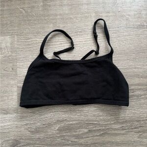 PINK Victoria's Secret Black Sports Bra